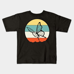 Butterfly retro Kids T-Shirt